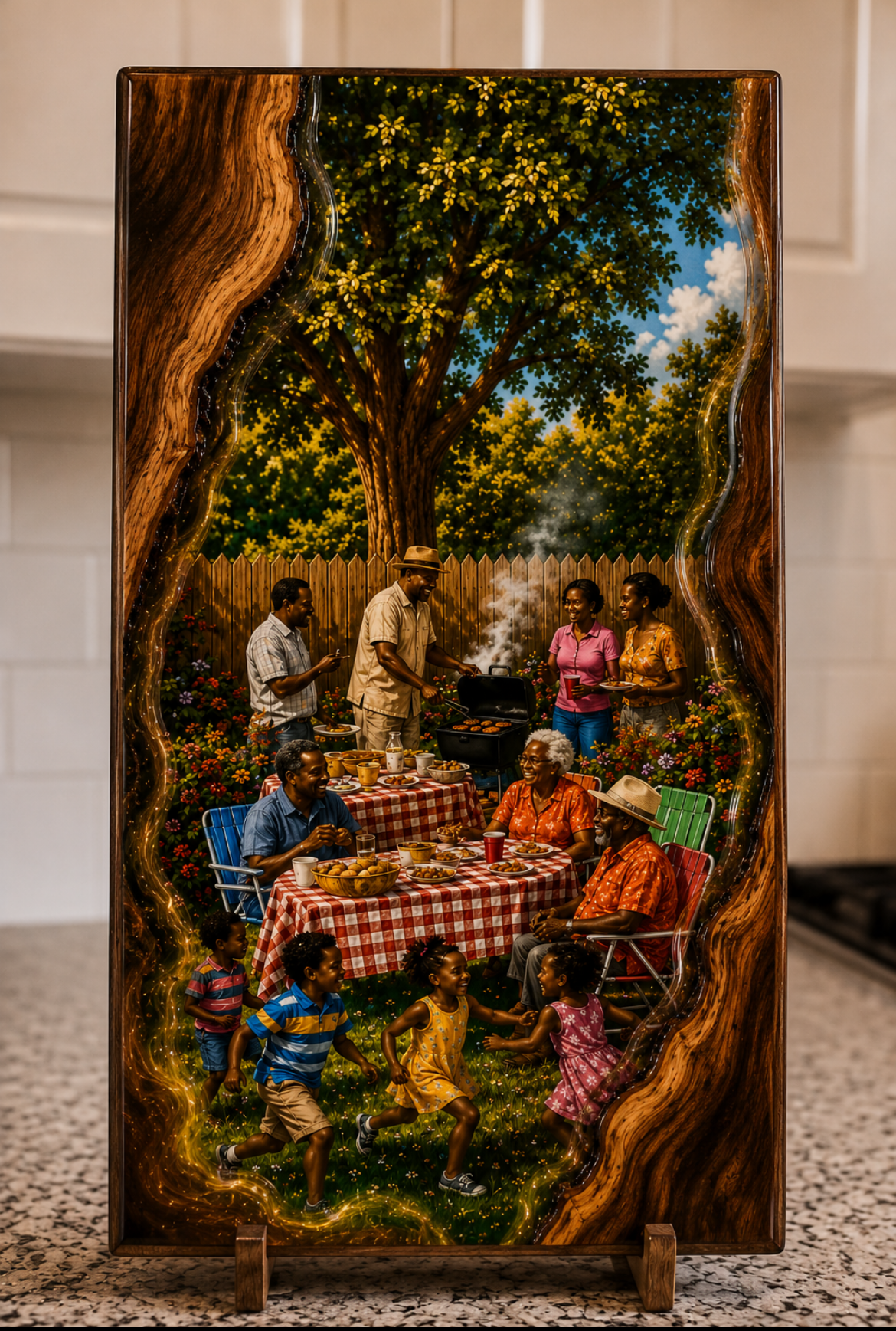 Black Culture Cutting Board