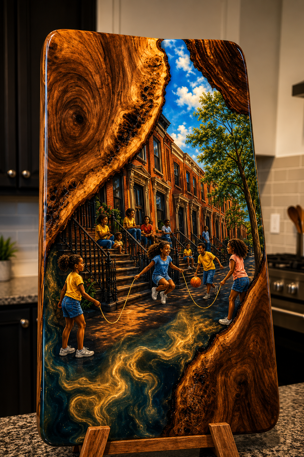Black Culture Cutting Board