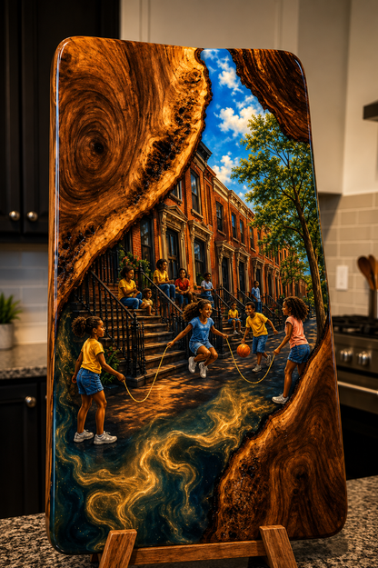 Black Culture Cutting Board