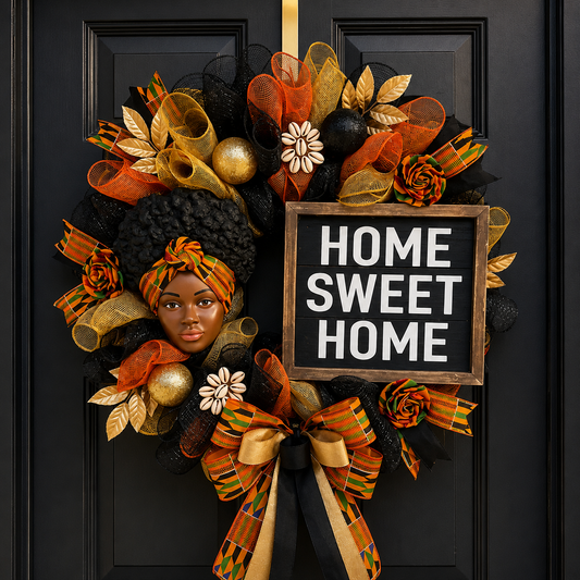 Handmade Black Culture Wreaths