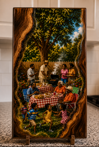 Black Culture Cutting Board